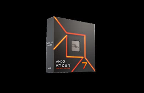 AMD Ryzensets 7 7800X3D Processor with 3D V Cache technology (integrated Radeon Graphics, 8 cores/16 threads, 120W TDP, AM5 Socket, 104MB cache, up to 5.0 GHz max boost, no cooler)