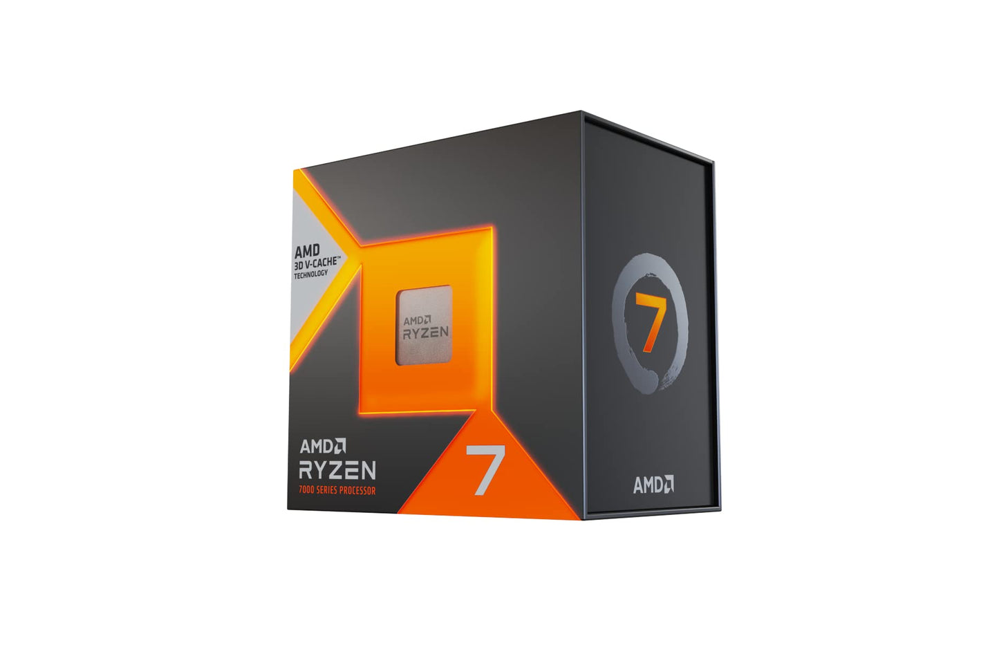 AMD Ryzensets 7 7800X3D Processor with 3D V Cache technology (integrated Radeon Graphics, 8 cores/16 threads, 120W TDP, AM5 Socket, 104MB cache, up to 5.0 GHz max boost, no cooler)