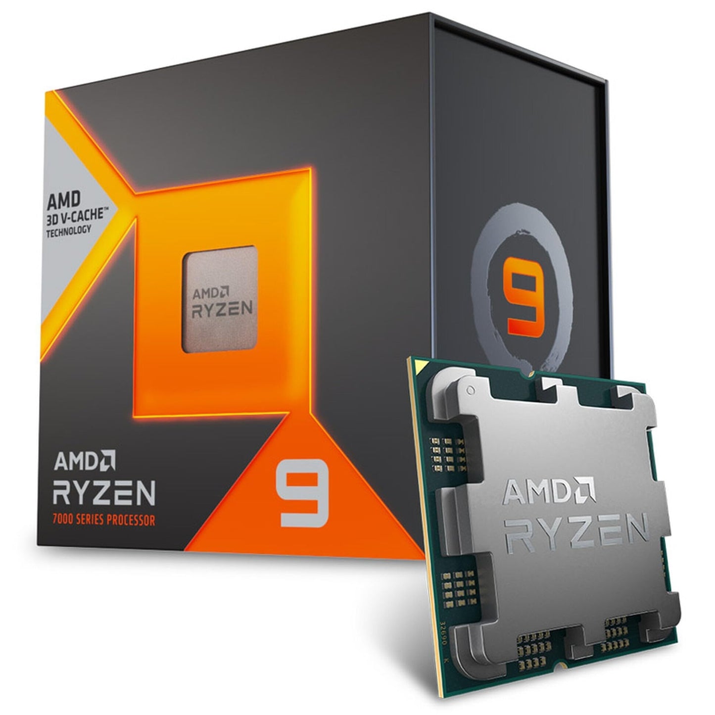 AMD Ryzensets 7 7800X3D Processor with 3D V Cache technology (integrated Radeon Graphics, 8 cores/16 threads, 120W TDP, AM5 Socket, 104MB cache, up to 5.0 GHz max boost, no cooler)